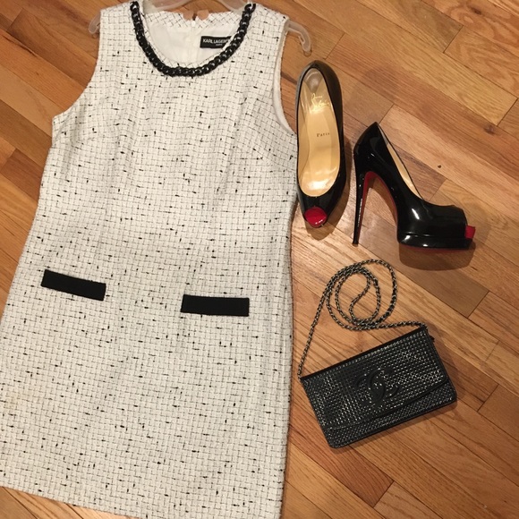 Karl Lagerfeld Dresses & Skirts - Chanel Tweed Karl Lagerfeld Dress